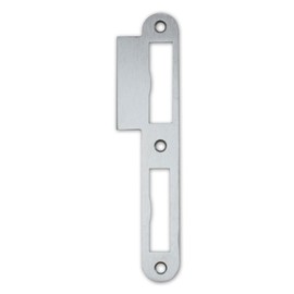 Premium Quality M4TEC ZB7 Gloss Stainless Steel Strike Locking Door Plate - Sturdy, Durable & Easy to Install – Elegant Design – DIN R – Suitable for Single & Double-Turn Interior Flush Door Locks