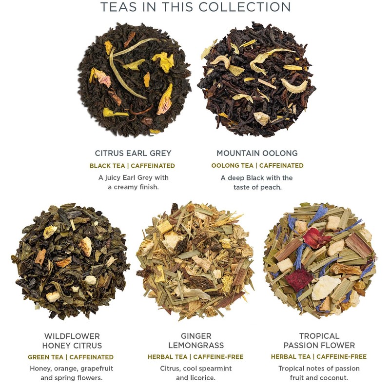 Tea Forte Assorted Black Tea Presentation Box Tea Gift Set