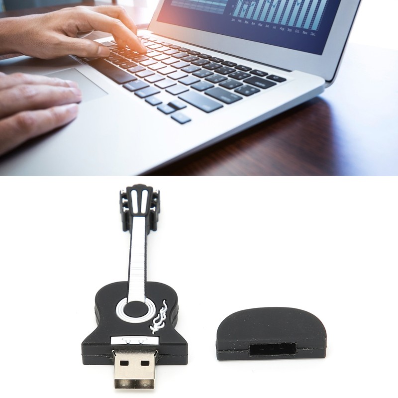USB Flash Drives Guitar Appearance Capacity Optional Compatible System Memory
