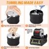 KoolStone Large 2.5LB Professional Rock Tumbler Kit 3-Speed Motor &