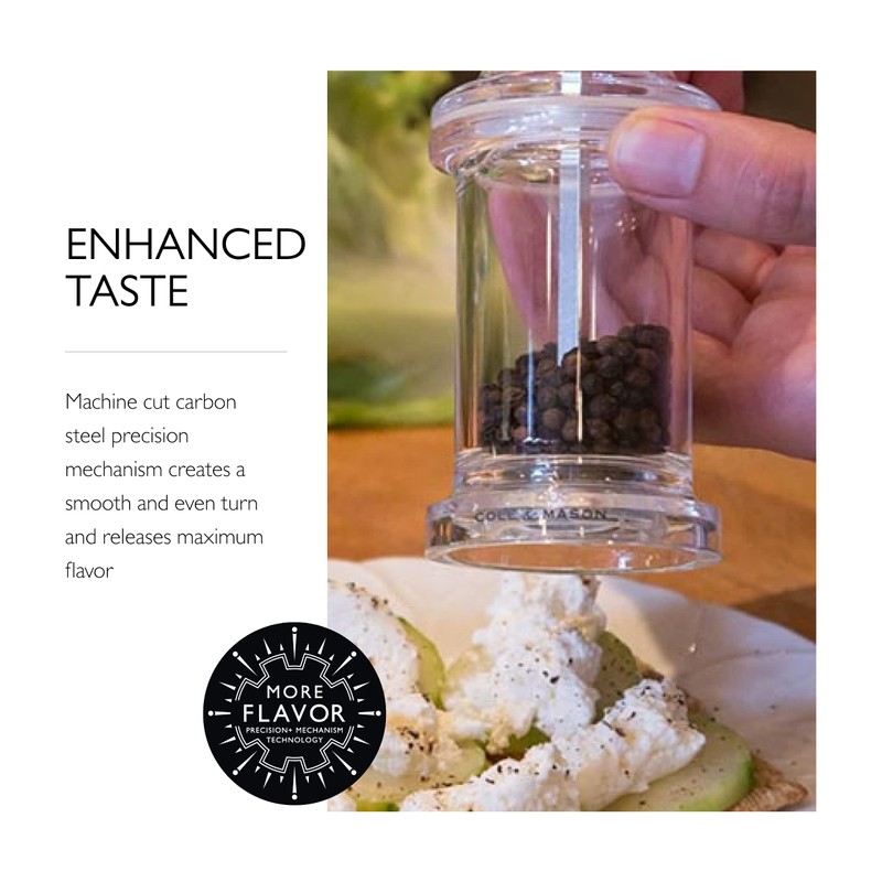 Cole & Mason 505 Refillable Spice Mill - Kitchen &
