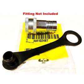 HD Switch - 4 Pack - Hydraulic Fitting Coupler Port Plug and Dust Cap Cover Set For John Deere M132034, M132024, M85099, M70728