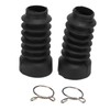 Front Fork Gaiter Protector 2 Pieces Motorcycle Shock Absorber Dust