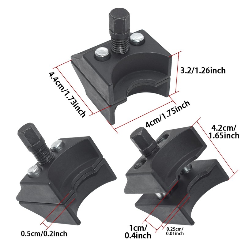 Yuesstloo 9pc Strut Nut Socket 16mm 18mm 19mm 21mm 22mm