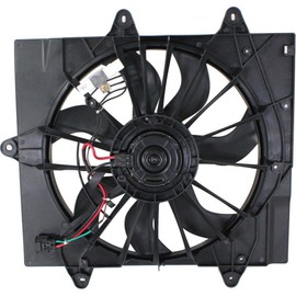 Fitrite Autopart New Radiator Fan Assembly for 2004-2005 Chrysler PT Cruiser, with Turbo, Single Plug CH3115144 5127726AA