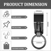 4 Pieces Belt Key Clip Key Holder Belt Security Metal
