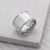 Silpada 'Hammered Cuff' Ring in Sterling Silver, Size 9, Size