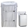 Mr.You Washing Machine Cover, Improved Design, 4 Sided Wrap, Silver,