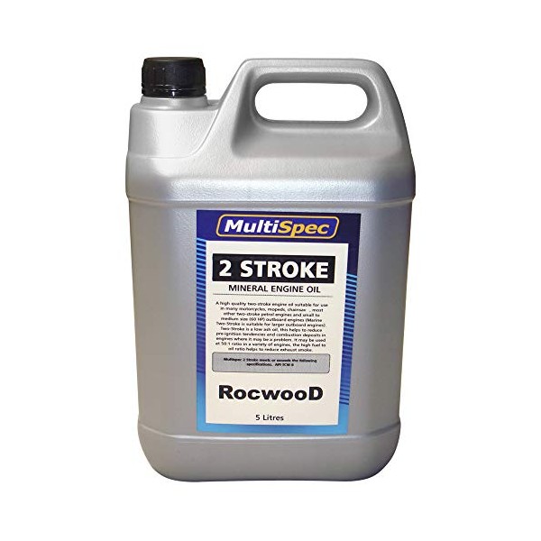 Two Stroke Engine Oil 5 L Litre For Chainsaw Strimmer Brushcutter Cut Off Saw