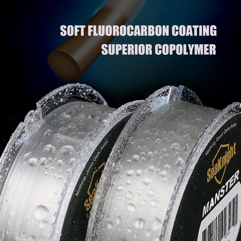 Seaknight T1 Fluorocarbon Single String Fishing Line Fluorocarbon Coated 100