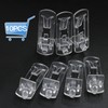 Jamiikury 10pcs Locking Shelf Pins – 5mm Cabinet Shelf Pegs,