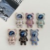 Purple Astronaut Phone Stand Holder, Cell Phone Ring Stand with