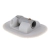 MagiDeal PVC Awning/Sun Fitting for Speedboat Fishing/Inflatable Boat, Grey