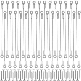 30PCS Cabinet Door Restraint,Cabinet Hinge Limiter,Door Opening Angle Protector with Mounting Screws Limit Door Swing with Screws(8 Inch)