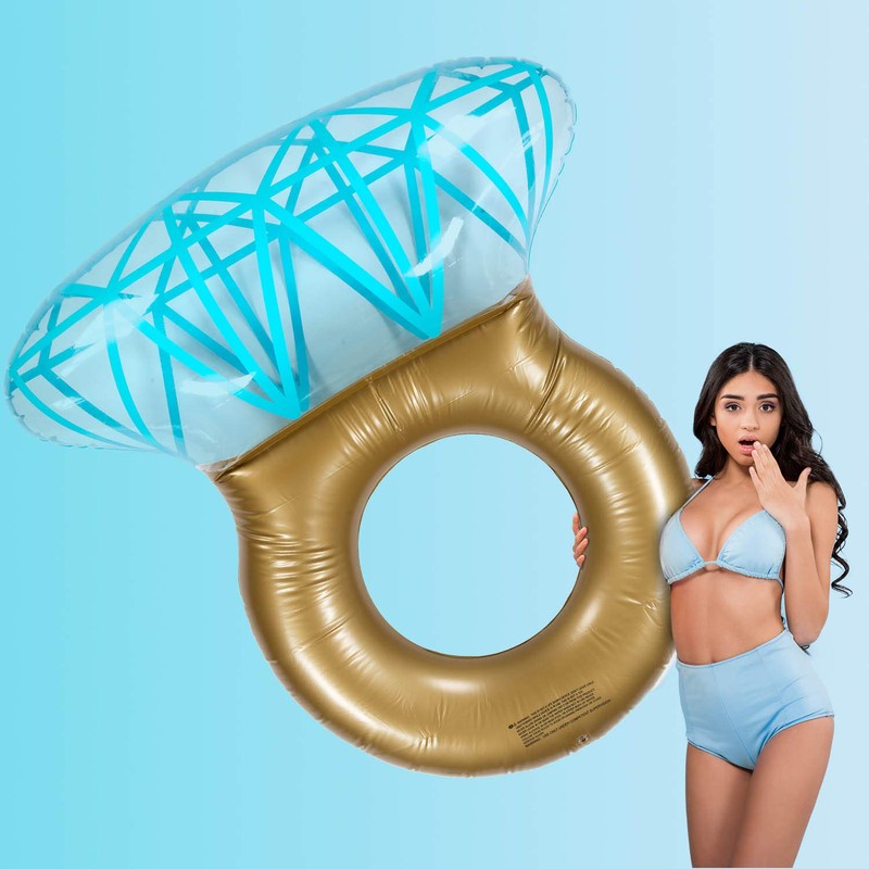 Inflatable Diamond Ring Swimming Ring – Swimming Ring as Romantic
