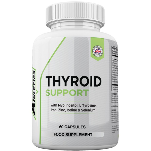 Thyroid Support Supplement - 60 Capsules - Includes Myo inositol,