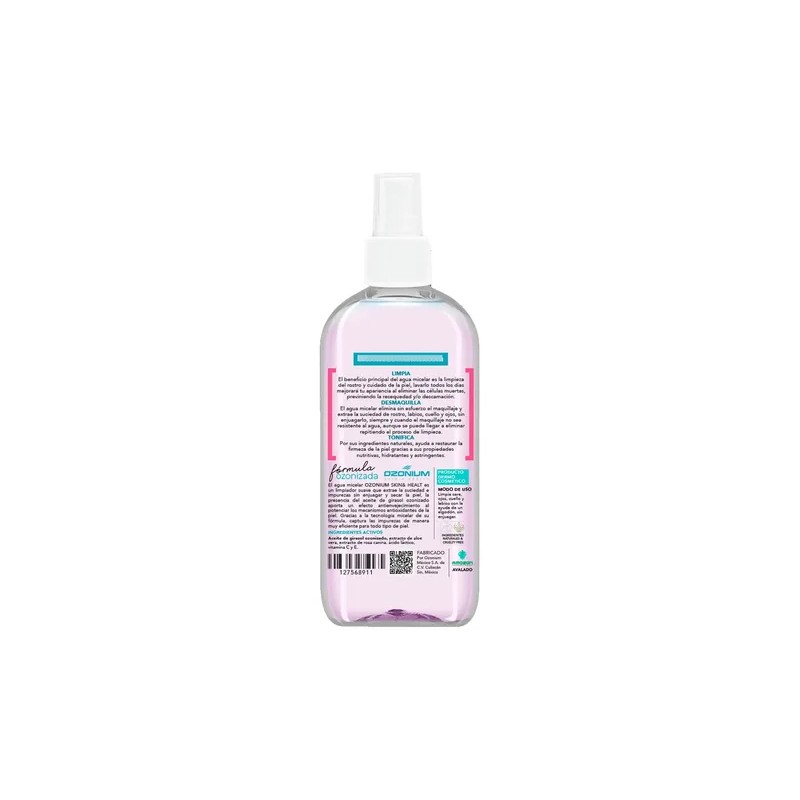 Jabon Facial Liquido Agua Micelar Ozonium Skincare Ozono