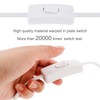 RTNLIT 6FT Lamp Cord with On/Off Button Switch and Polarized