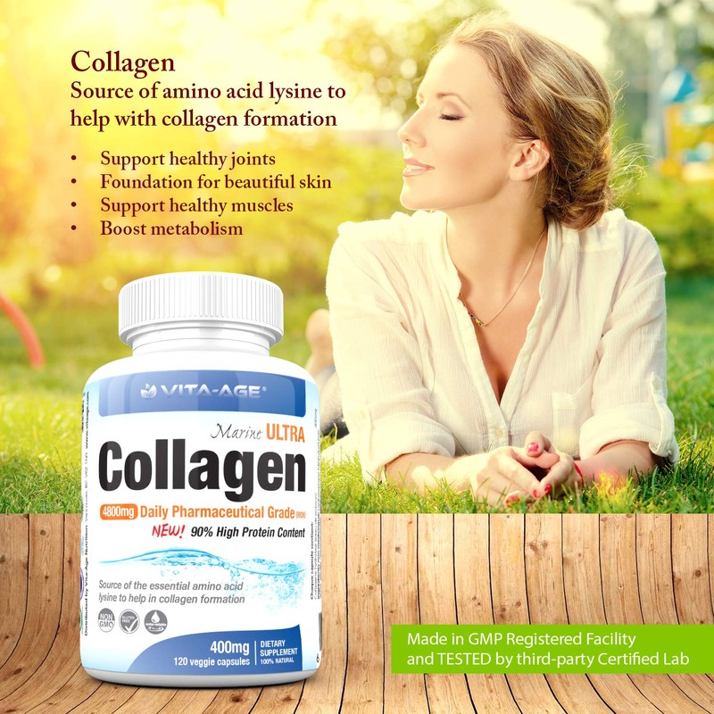 Vita-Nuage (2 PACK) Premium Marine Wild Fish Collagen 6000mg 90%