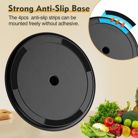 RDRVA Chicken Shredder,Visible Meat Shredder Grinder Machine,Chicken Breast Tool Twist with Anti-Slip & Kitchen Essentials Gadgets, Ergonomic Handle Suitable for Chicken Breast (Black)