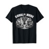 Gorilla Mode Gym Ape Fitness Trainer Swole Monkey T-Shirt, black