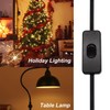 weideer Lamp Cord with On/Off Switch Plug Pure Copper 6