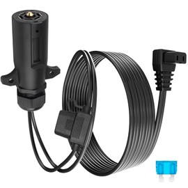 KarlKers 7 Pin Trailer Plug to DC 12V Power Cord Cable for Car Refrigerator, 12V/24V Car Fridge Freezer Cooler Chargers for RV Truck Trailer Portable Refrigerator (16.5FT)