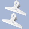 Extra Large Bulldog Clips White - Coideal 2 PCS 20cm