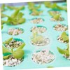 Levemolo 50pcs Transparent Hydroponic Plant Moisturizing Lids Insulation Covers for