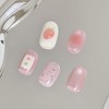 [Handmade Nail Tips] StrawberrySandwich Nail Tips - Short Oval /
