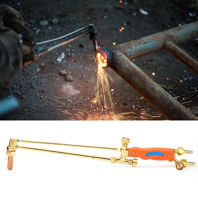 Welding Torch Gas Cutting Tool Stainless Steel Injector Pipe High‑Gear