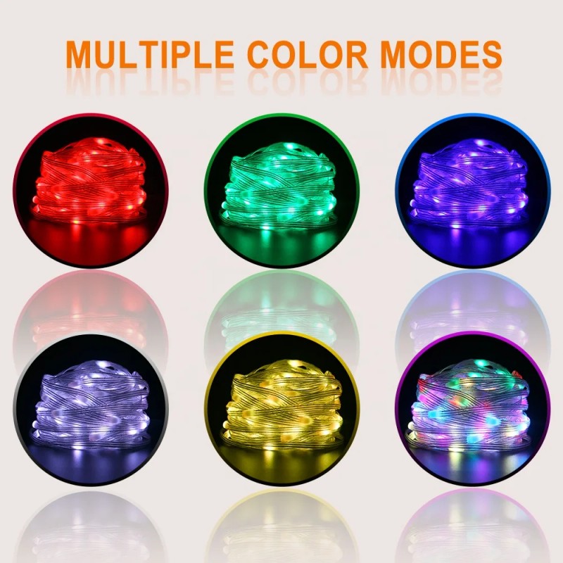 15M/Roll Energy-Saving for Fairy Lights Remote App Control Dimmable White