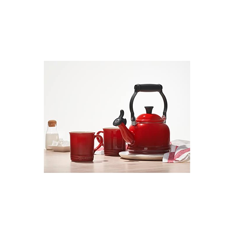 Le Creuset Enamel on Steel Demi Tea Kettle with Gold