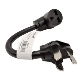 Parkworld 885415 NEMA Dryer 10-30P 30A to Heater 6-30R 30A Welding Adapter Cord 250V (1 Feet)