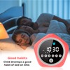 DINVEL Kids Alarm Clock with Red Green Light, OK to
