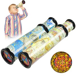 Szsrcywd 2PCS Classic World Kaleidoscope, Magic Kaleidoscope, Best Birthday Children's Toy - Kaleidoscope - Ages 5-15