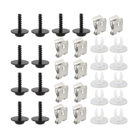 MOTOALL 15Pcs T30 Cover Screws Bolt Nut Clip Kit Engine Splash Shield Guard Undertray Fit for Ford Focus Fusion Escape Explorer C-Max Transit Connect Lincoln MKC