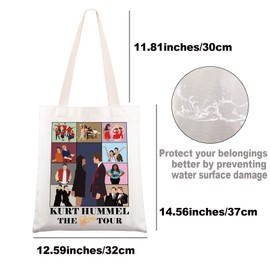 JNIAP Choir Show Tote Bag Kurt Hummel Gift Choir Show Shoulder Bag Rachel Berry Gifts, Glee Tour Tb, Large