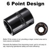 sourcing map 1/2" Drive 6 Point Pneumatic Socket 18mm Metric