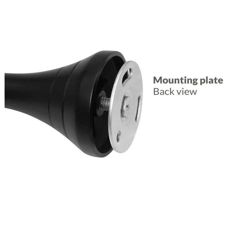 40mm Diameter Replacement Metal Screw Round Base Curtain Pole Fixing