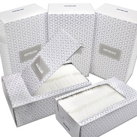 Lip Keen (현대Hmall)순면 100% 화장솜 800매 (80매 x 10팩) 無형광화장솜 (Hyundai Hmall) 100% Cotton Cosmetic Pads 800 Sheets (80 Sheets x 10 Packs) Non-bleached Cosmetic Pads