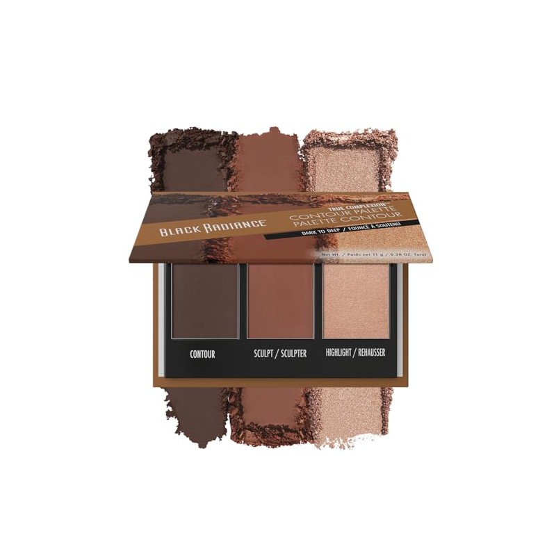 Black Radiance True Complexion Contour Palette, Dark To Deep