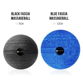 Fascia Ball 10 cm & 8 cm Fascia Ball Set - Fascia Balls for Massage of Shoulder, Back - Fascia Ball 10 cm & 8 cm Includes Free Video, Booklet & Bag - Premium Fascia Ball Set