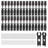 LEPITERY MC4 Solar Connectors 30 Pairs/60pcs Solar Panel Cable Connectors