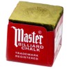 Master Billiard Pool Chalk, Pack of 144 Cubes, Gold, with