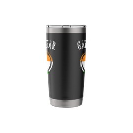 India Flag Heart Ganganagar City Stainless Steel Insulated Tumbler