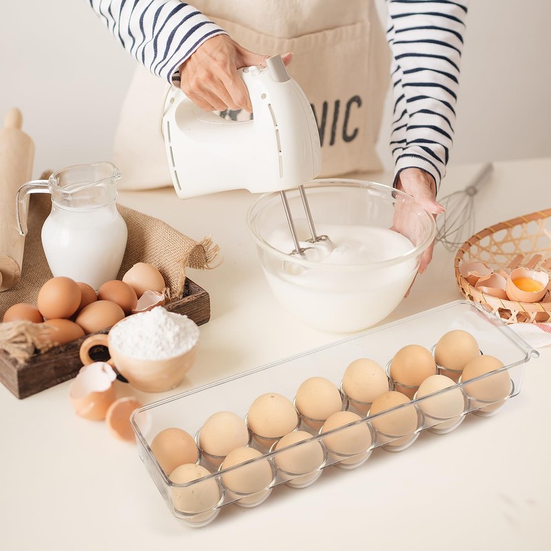 Egg Container for Fridge, Egg Holder, Egg Box, Egg Storage