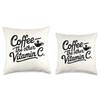 Coffee Lover The Other Vitamin C Women Throw Pillow