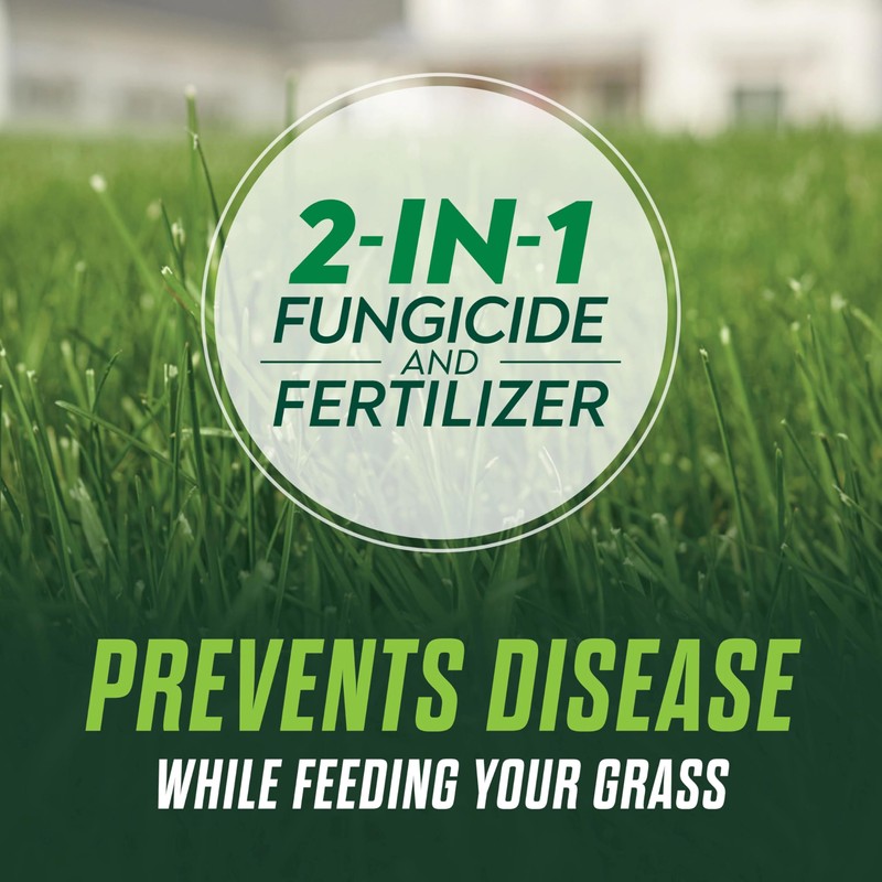 Scotts Turf Builder Healthy Plus Lawn Food, 2-in-1 Fungicide and