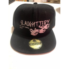 Unbranded Slaughttery Horror Movie (indy Movie) Flat Brim Baseball Hat